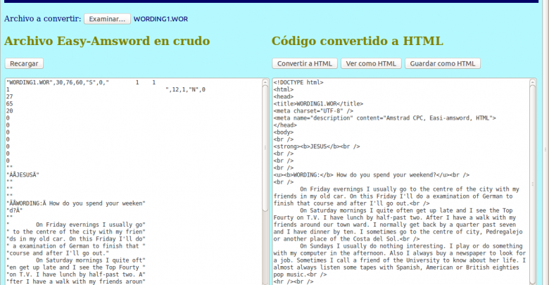 Conversor Easi-Amsword a HTML en acción