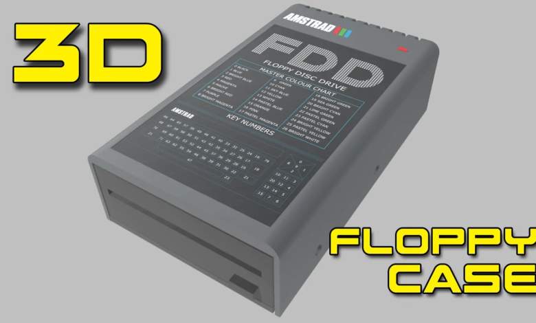 Caja para disquetera en impresión 3D 1