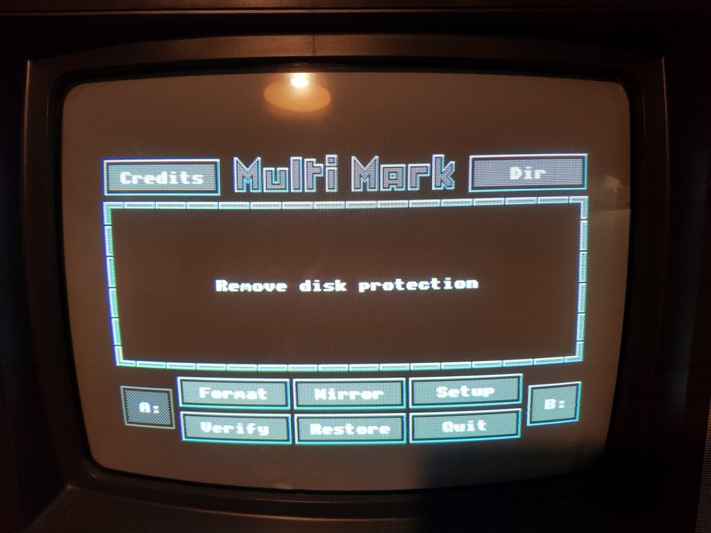 Reparación de disquetera: disc is write protected 2