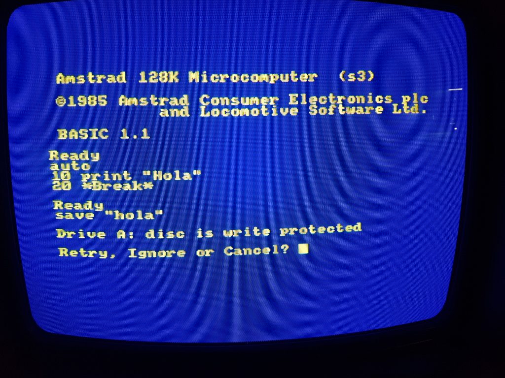 Reparación de disquetera: disc is write protected 3