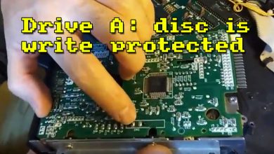 Reparación de disquetera: disc is write protected 27
