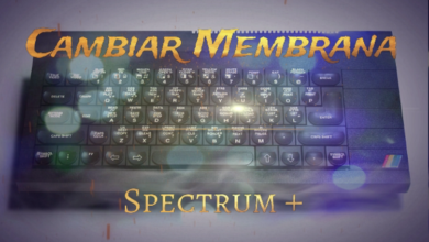 Cambiar la membrana a un ZX Spectrum+ 28