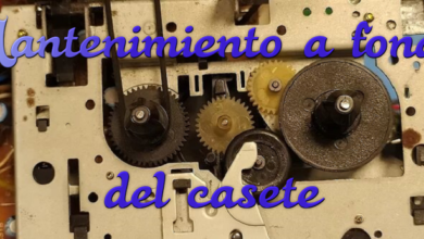Mantenimiento a fondo del reproductor de casete del CPC 464 12 Mantenimiento a fondo del reproductor de casete del CPC 464 6