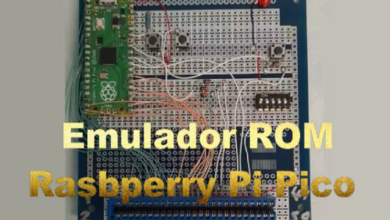 Raspberry Pi Pico convertida en un emulador de ROM de Amstrad CPC 24