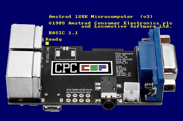 CPCESP, emulador de Amstrad CPC para ESP32 1