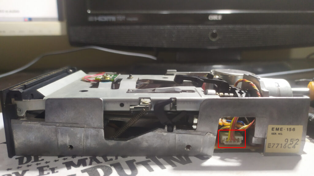 Conector del motor de la derecha