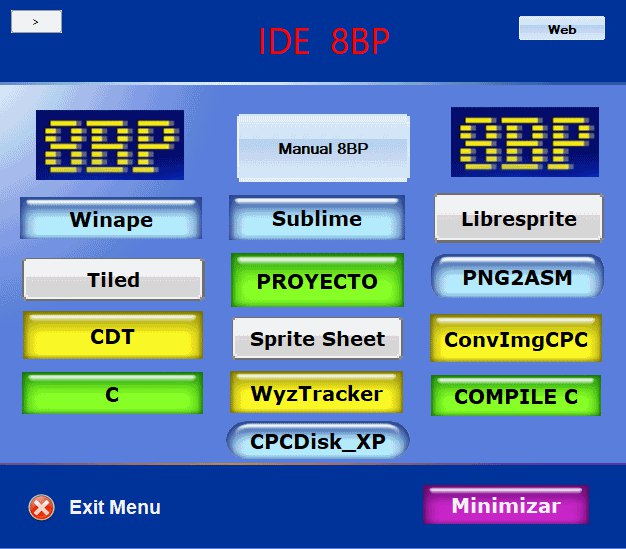 IDE8BP portable para Windows 1