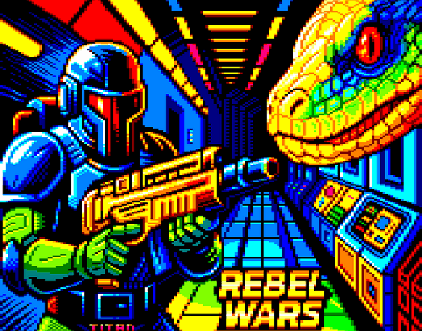 Rebel Wars: acción estelar y misiones infinitas en el Amstrad CPC 1