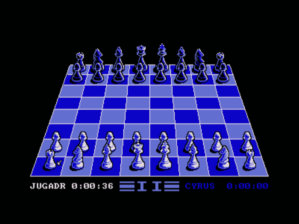 Duelo jugando al ajedrez, ChatGPT vs Amstrad CPC 464 4