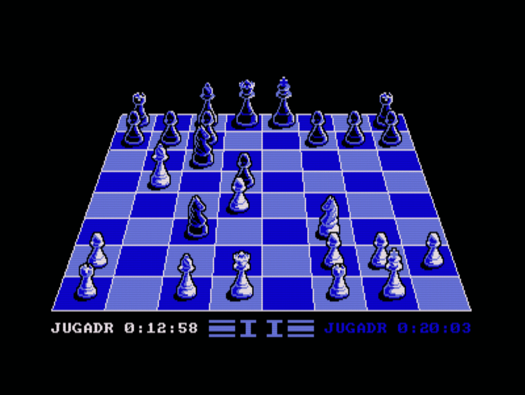Duelo jugando al ajedrez, ChatGPT vs Amstrad CPC 464 7
