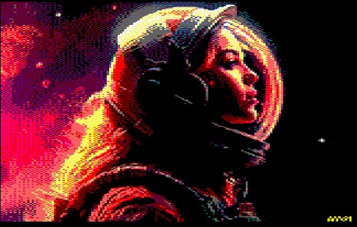 Impetus+: el nuevo arcade espacial de inufuto aterriza en Amstrad CPC 1