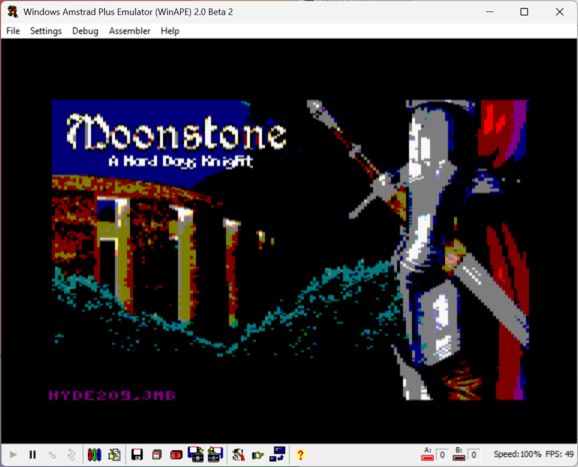 Moonstone (WIP): Primer vistazo a la versión Amstrad del clásico de Amiga y PC 5