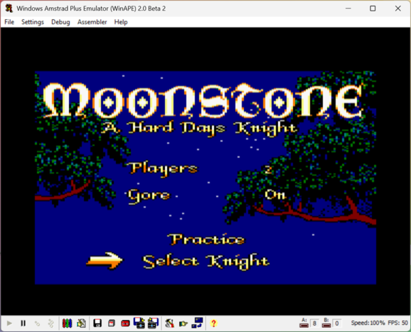 Moonstone (WIP): Primer vistazo a la versión Amstrad del clásico de Amiga y PC 4