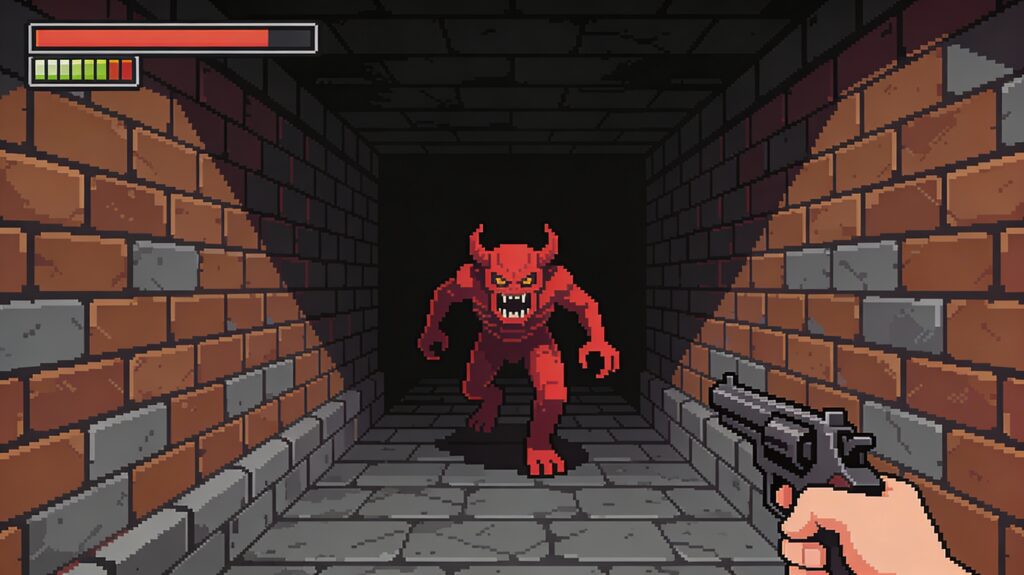 DOOM llega a Amstrad CPC: el infierno técnico se desata en 8 bits 3 DOOM llega a Amstrad CPC: el infierno técnico se desata en 8 bits 2