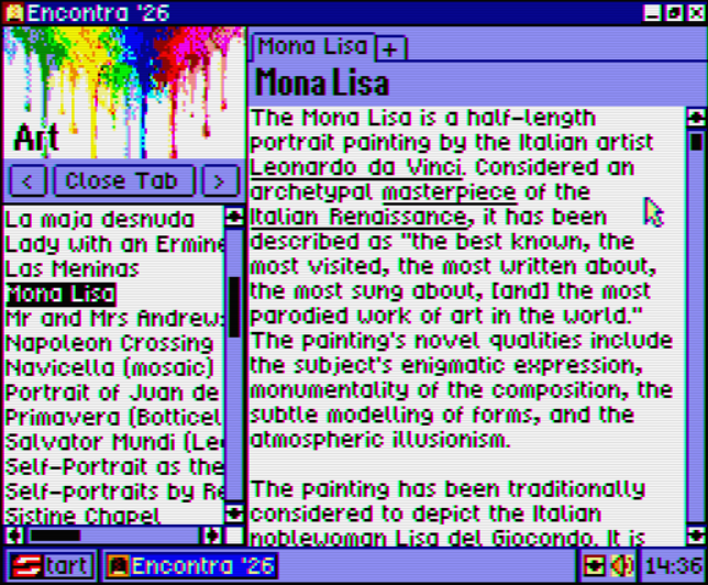 Encontra ’26 lleva Wikipedia offline a los sistemas de 8 bits con SymbOS 2