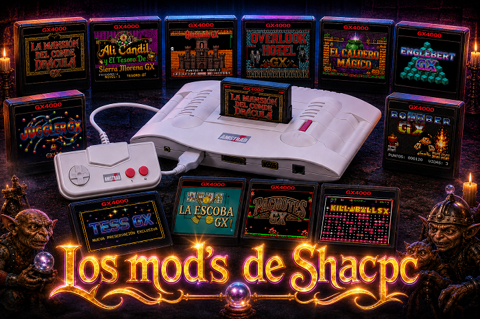 Los mods de Shacpc llevan los juegos homebrew de Amstrad CPC a la GX4000 1