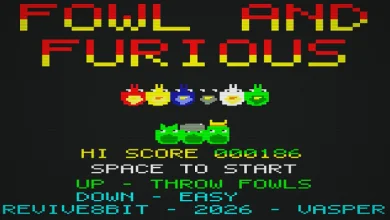 Fowl and Furious: los pájaros contraatacan en este original juego para Amstrad CPC 3
