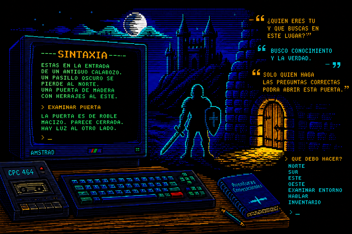 SINTAXIA: una aventura conversacional con IA llega al Amstrad CPC gracias a la M4 1