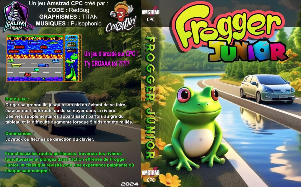 Frogger Junior llega finalmente al Amstrad GX4000 2