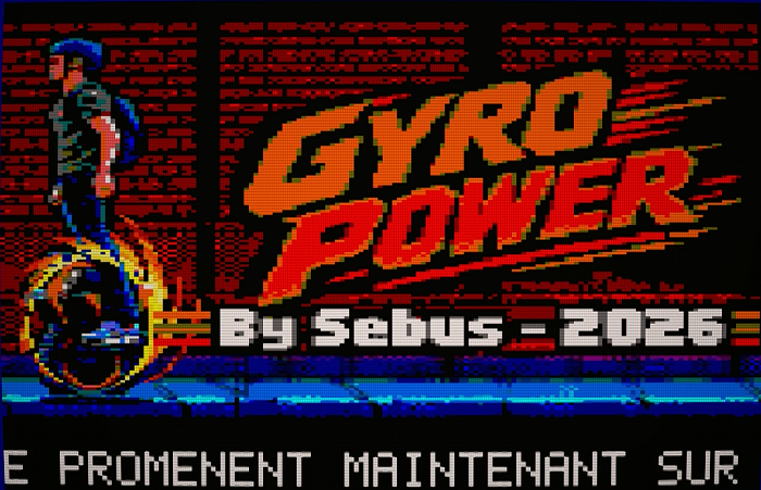 GYRO POWER lleva las carreras a toda velocidad al Amstrad CPC 6128 Plus 1
