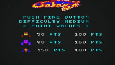 Galaga: las formaciones alienígenas vuelven a la carga en Amstrad CPC 2